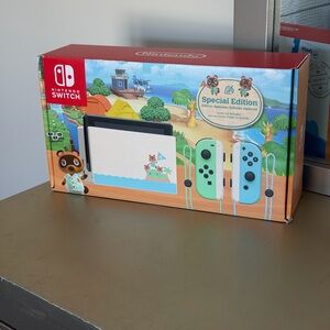 Nintendo Switch Animal Crossing Special Edition - Mint Green & Light Blue